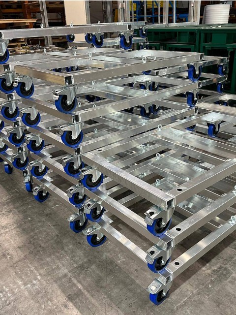 Vozički za eu palete iz aluminija