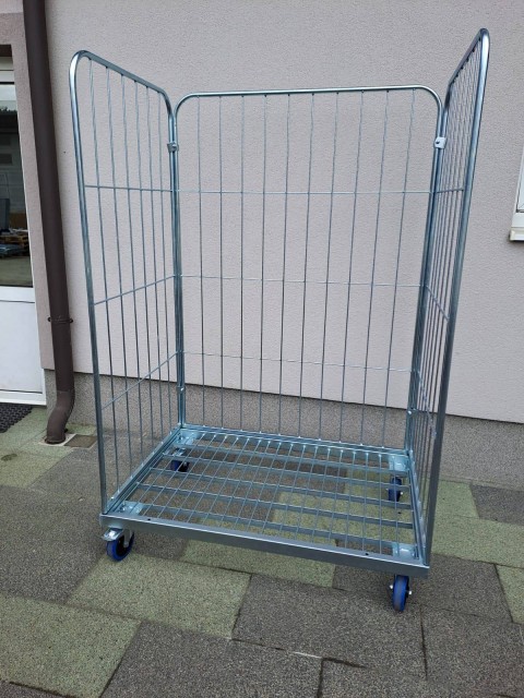 Mrežasti vozički po meri s 3 stranicami