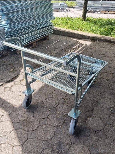 Kovinski trgovinski vozički za blago