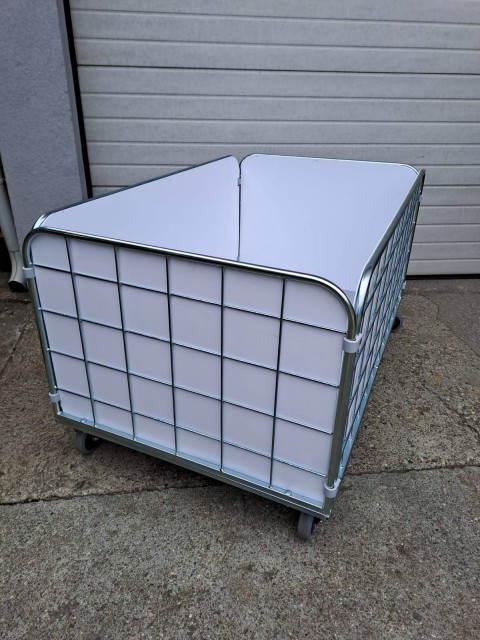 Proizvodnja košar za perilo s plastičnim okvirjem