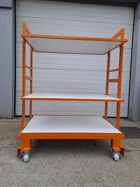 Proizvodnja visoko nosilnih vozičkov s policami