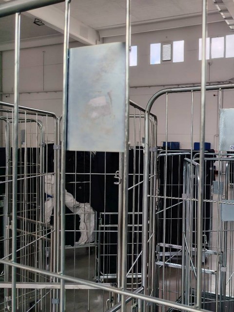 Vozički po meri in vreče za industrije pralnice