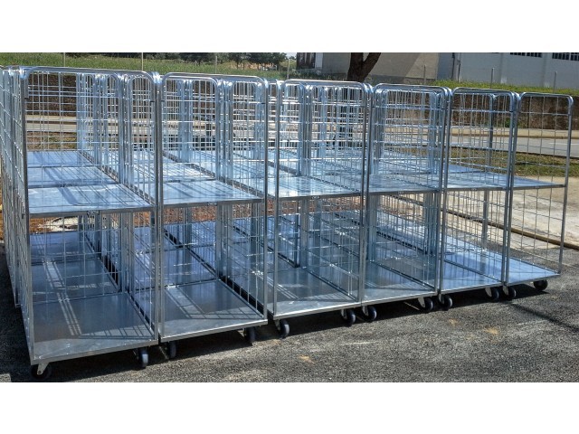 Gittergepäckwagen auf Rollen für Hotels