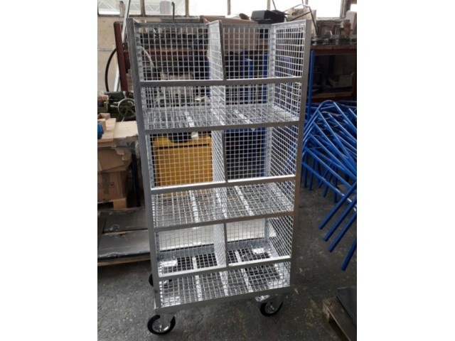 Kommissionierwagen nach Kundenwunsch für Textilienteile