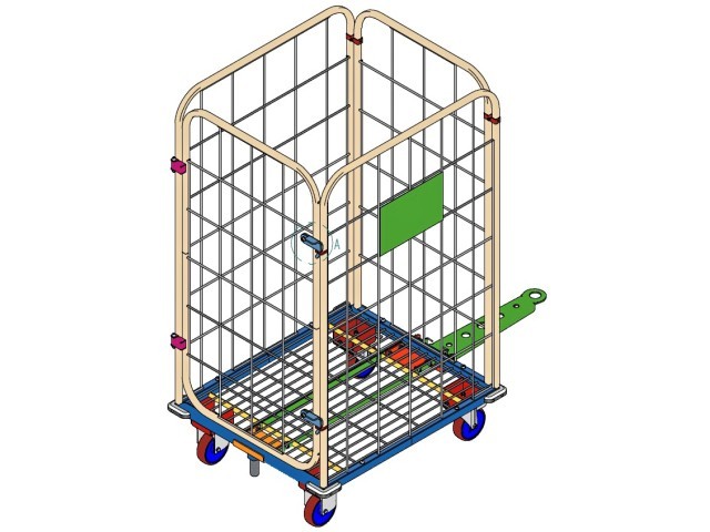 Kundenspezifische Gitterwagen für das Hotel, zur Lieferung nach Standorten