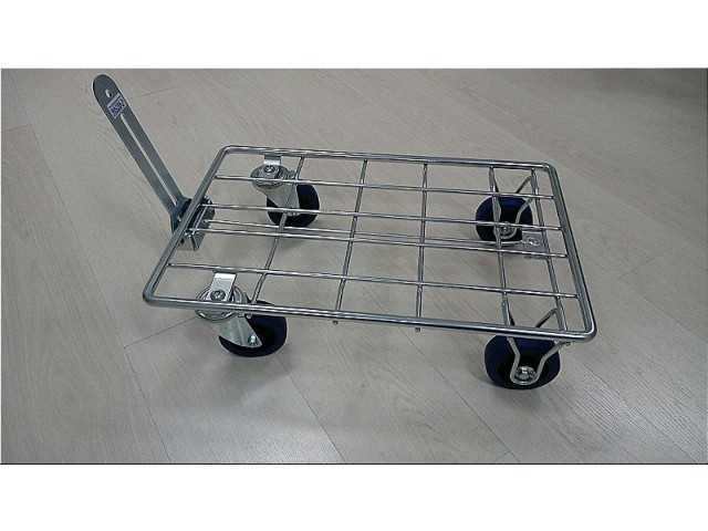 Produktion von Drahtwagen mit Deichsel, kundenspezifisch für industrielle Zwecke