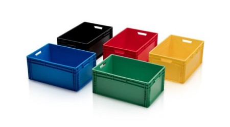 Colored-euro-plastic-bins