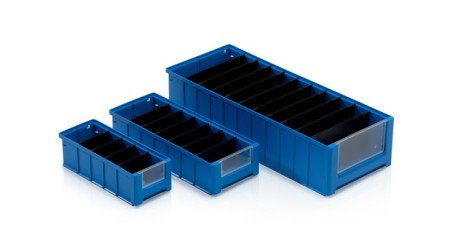 Longitudinal-shelf-bins-for-material-flow