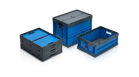 Foldable-plastic-transport-containers