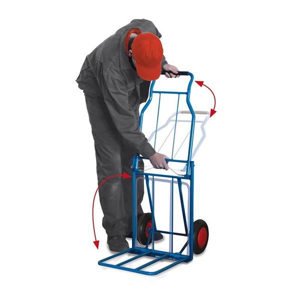 2X zložljivi ročni voziček za pakete
