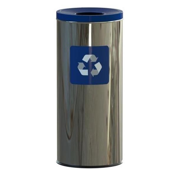 Rostfreier Abfallbehälter zur Sortierung von Abfällen