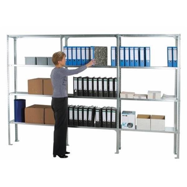 Modular shelf with compartments - small
