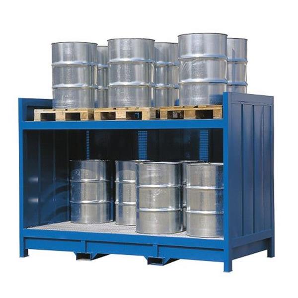 Racks for standing drums and containers