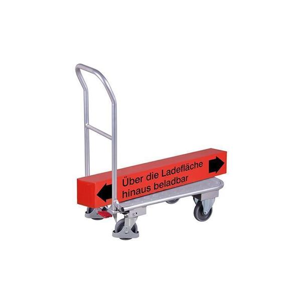 Aluminum foldable trolley with shelves