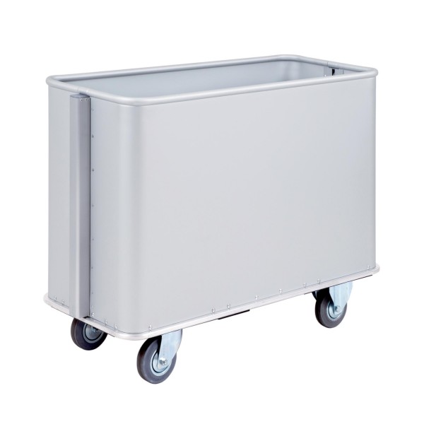 Aluminium laundry container - lift bottom