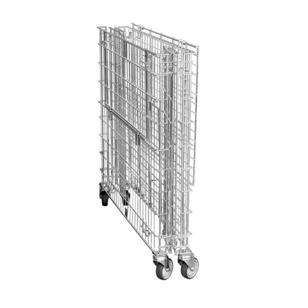 Box trolley with loading gate