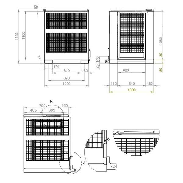 Work basket for height work - for forklift