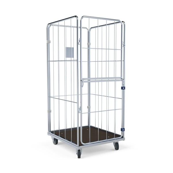 Economical laundry trolley made of mesh: BASIC URSULA II L 4.0