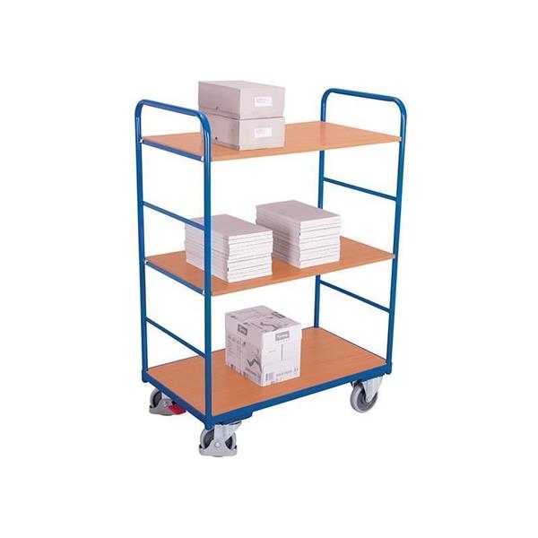 Tiered cart with 3 shelves, higher version