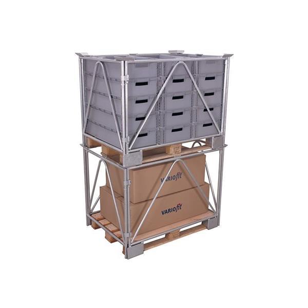 Gitterbox type 68, galvanized frame