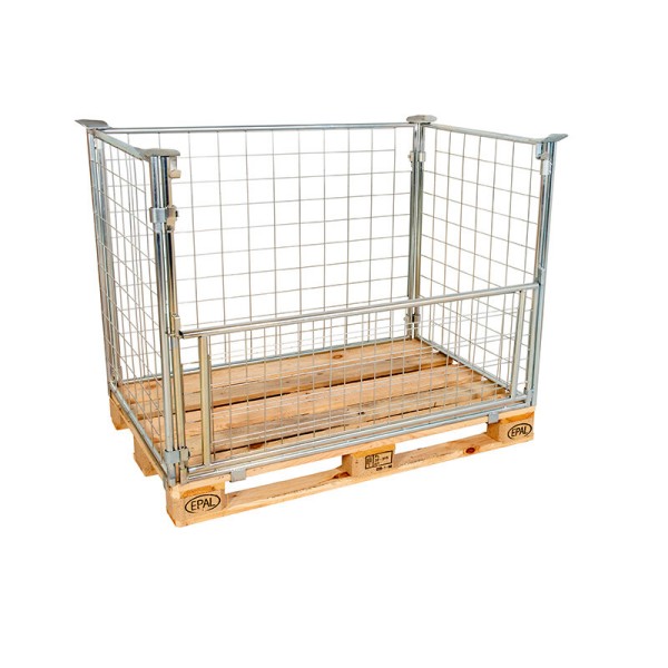 Galvanized Mesh Pallet Collar Frame