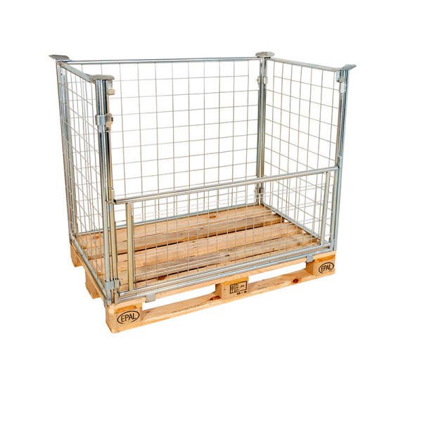 Galvanized Mesh Pallet Collar Frame