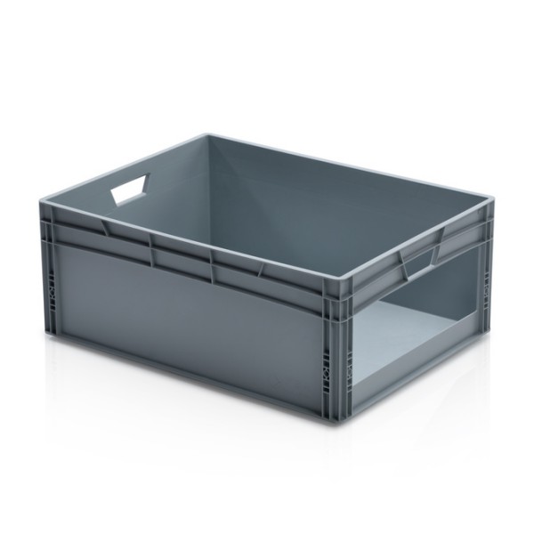 Open front euro plastic box for storage: Rozálie III