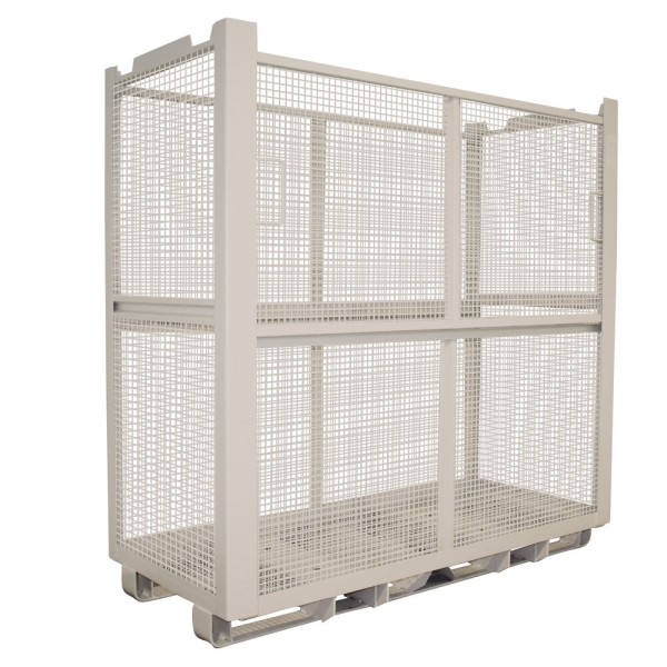 Narrow mesh container for movement