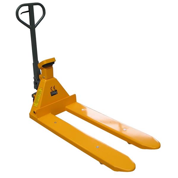 Manual pallet truck with scale - premium