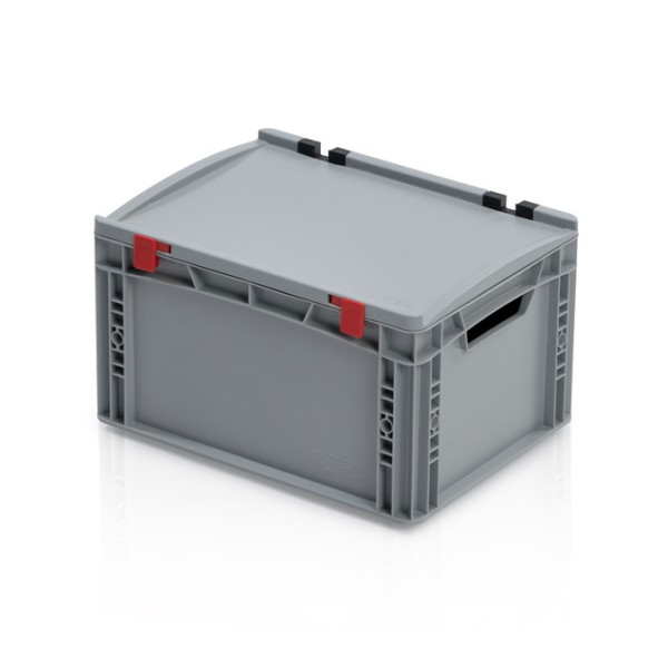 Plastic euro box for storage with lid: Aneta III