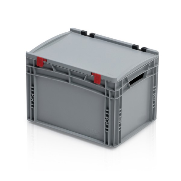 Plastic euro box for storage with lid: Aneta III