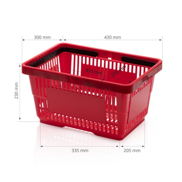 Plastic shopping basket: Daniela I