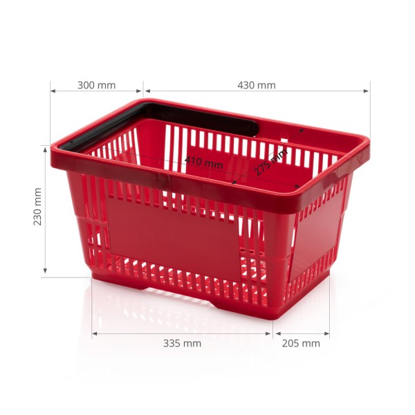 Plastic shopping basket: Daniela I