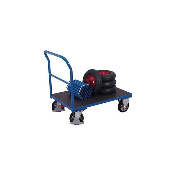 Flat cart with anti-slip surface