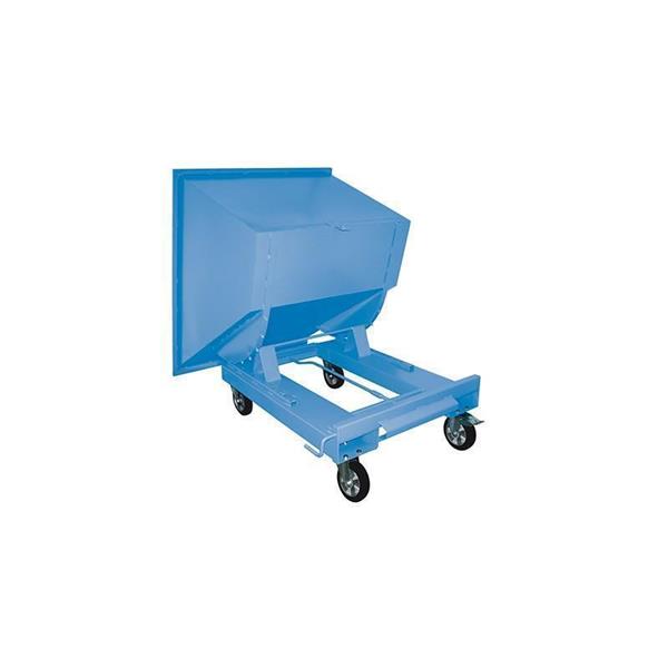 Tilting container without wheels