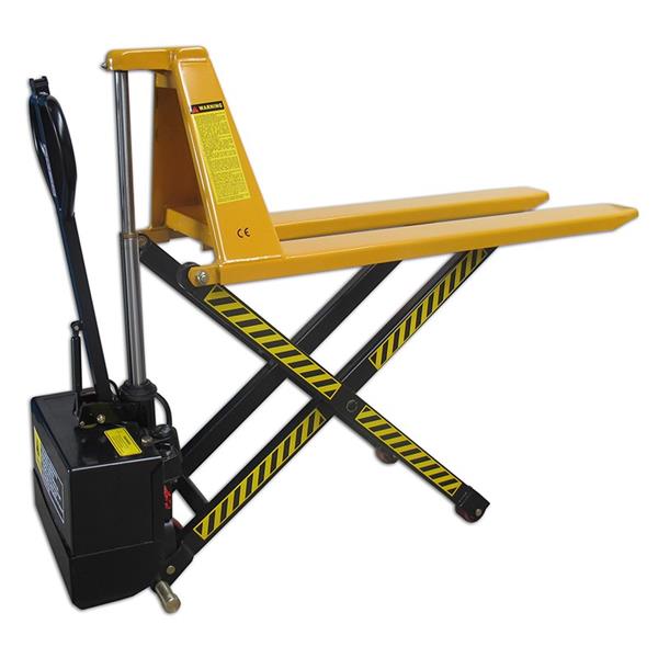 Scissor pallet truck - partially electric