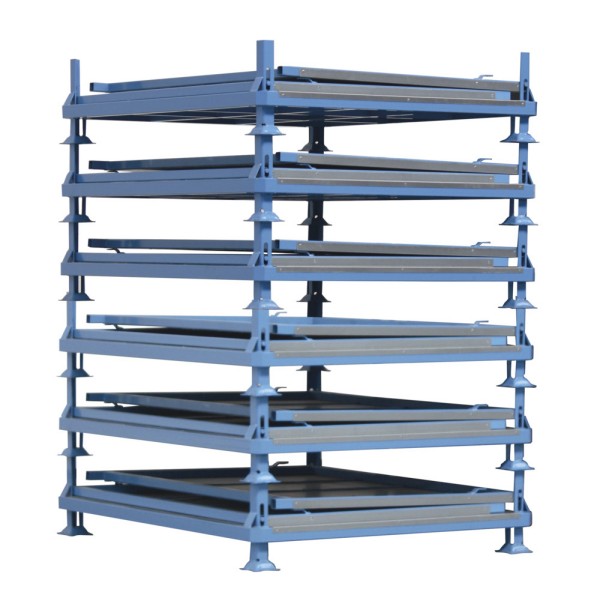 Storage Rack with Metal Side Panels