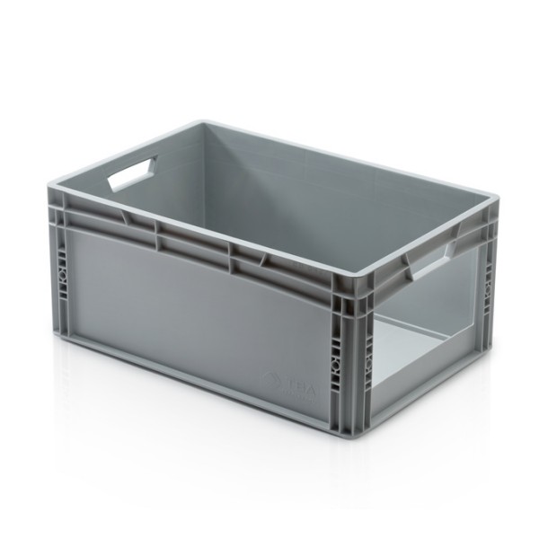 Front open folding plastic box: Anežka II