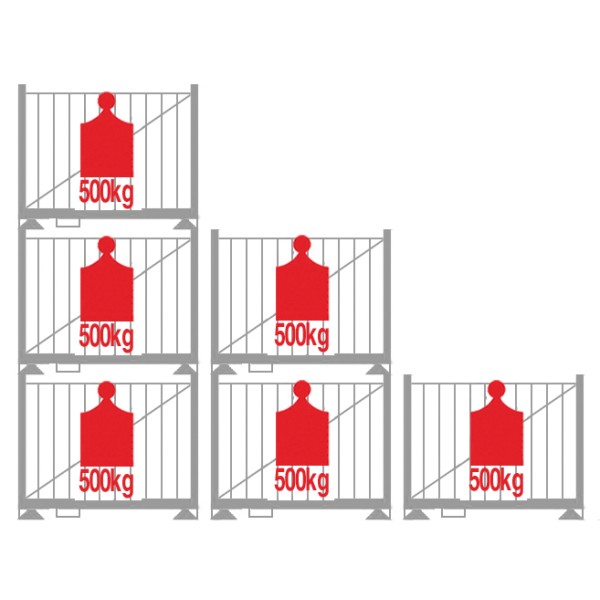 Super stand for warehouses and production