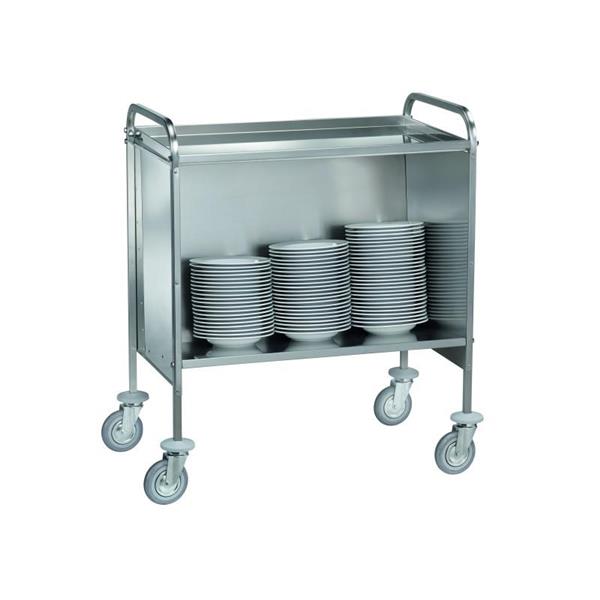 Plate transport trolley