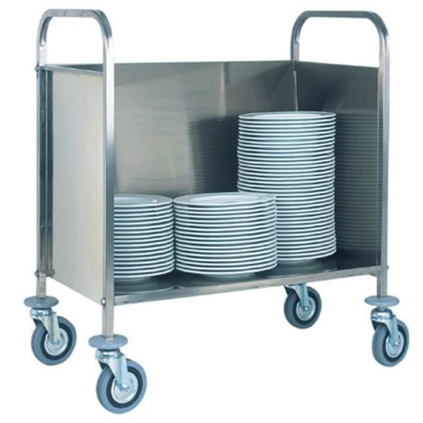 Plate transport trolley