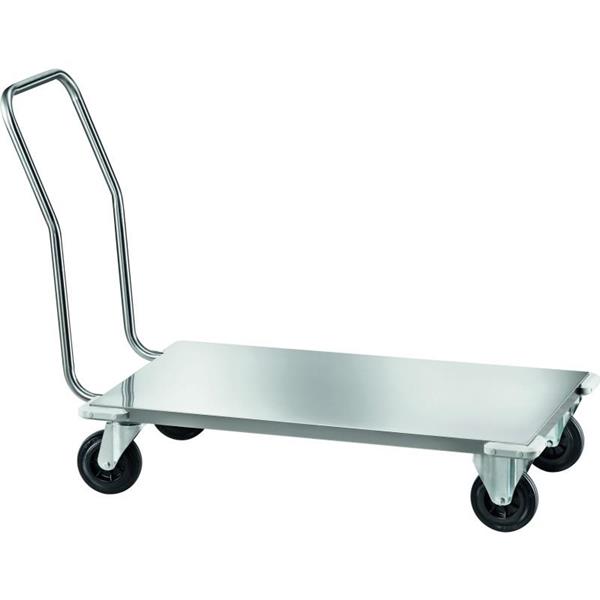 Multipurpose stainless steel platform trolley