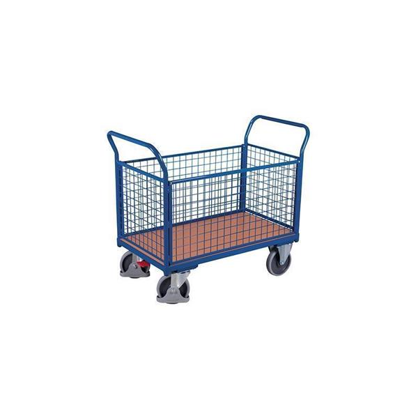 Box cart with mesh sides