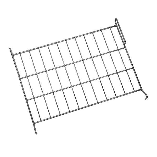 Intermediate mesh shelf: fixed, foldable on the wall