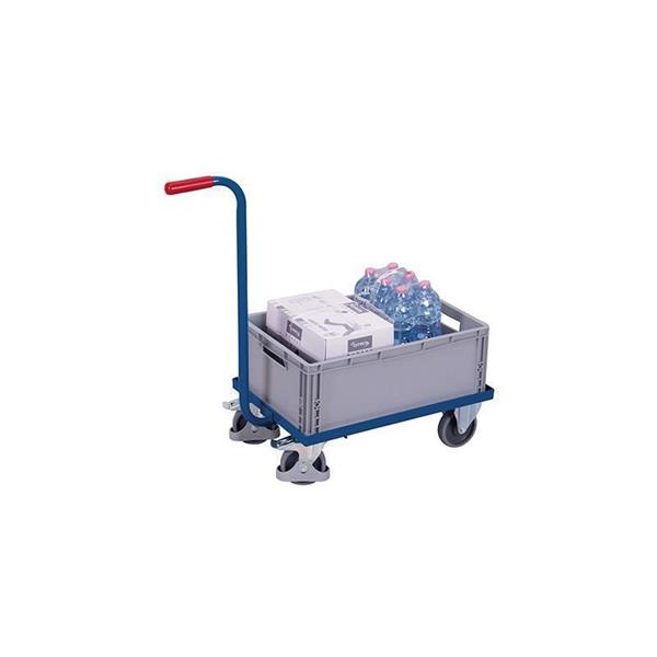 Euro box trolley with handle and edge