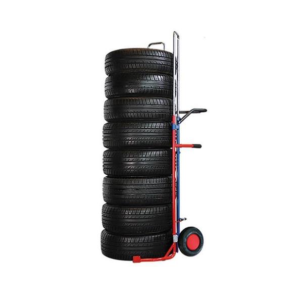 Tire cart with superstructure