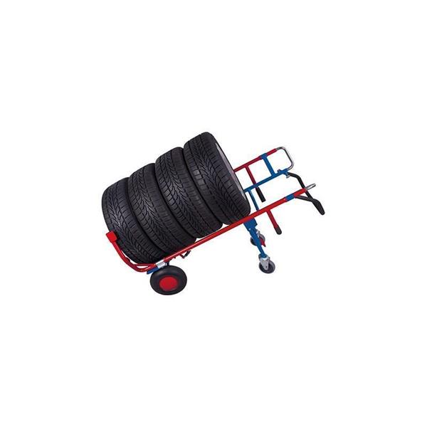 Tire cart with superstructure