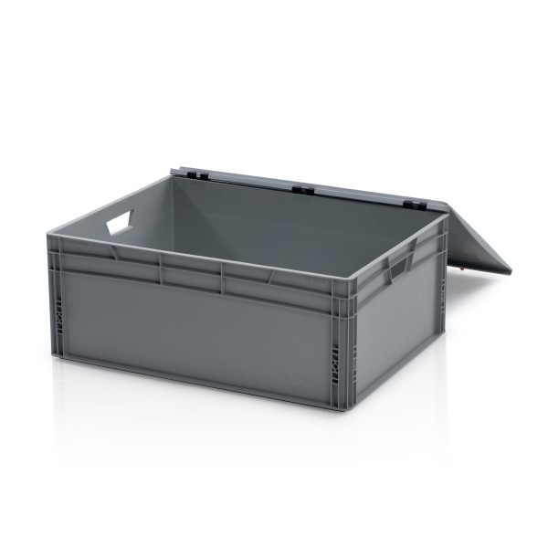 Plastic euro box with lid: Mia V