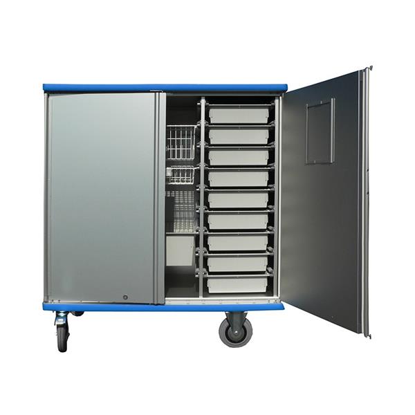 Box cabinet trolley for logistics