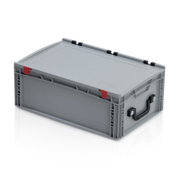 Lockable plastic EU storage box: Elena III